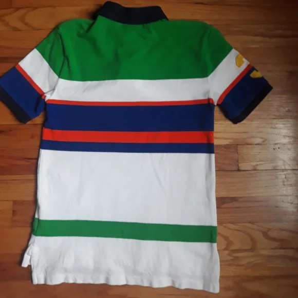 Boys Polo by Ralph Lauren Kids Multi Short Sleeved Shirt Medium (10-12) - Picture 2 of 3